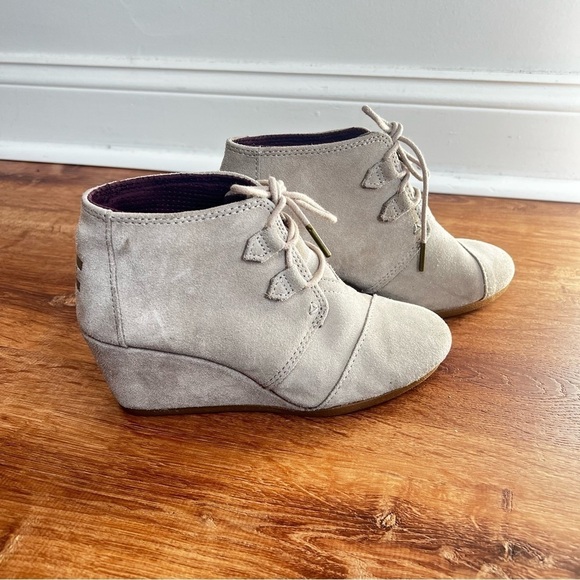 TOMS Kala Wedge Ankle Boots - Picture 1 of 6